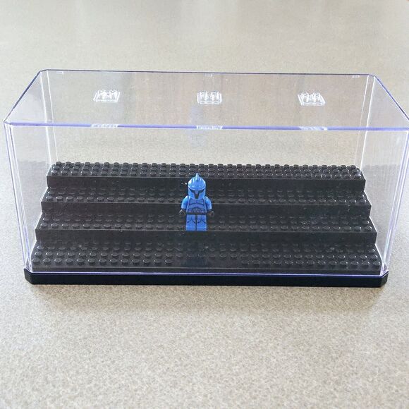 4 Steps Acrylic for Minifigure Display Case Stackable Box Clear Dustproof Clear - Picture 10 of 10